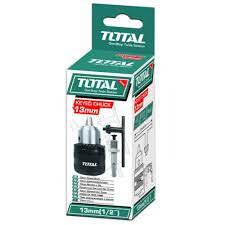 Mandril Taladro 13mm con adaptador Total