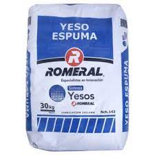 Yeso Espuma Romeral 25kg