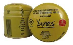 Gas Butano 190g Con Valvula Yanes