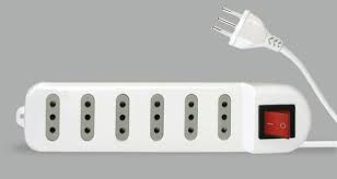 Alargador Multiple 6 Tomas C/ Interruptor 3m Blanco