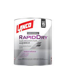 Esmalte Anticorrosivo Rapid Dry Negro 1/4Gl Lanco