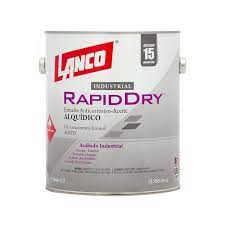 Esmalte Anticorrosivo Rapid Dry Blanco 1/4Gl Lanco
