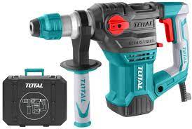 Rotomartillo SDS Plus 1500w + 3 broca/2cinceles/escobilla Total