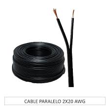 Cable Paralelo 2x45/0.2mm 300v Negro Ml