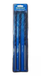 Set Broca Madera 3Pcs 400mm 8"-10"-12" Ferretools