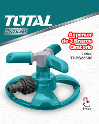 Aspersor Giratorio Plastico 3 Brazos Total