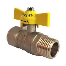 Llave gas HI-HE 1/2 Manilla Mariposa Hoffens