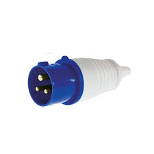 Enchufe Ind. Macho volante IP44 16A-220v 2P+T Lexo