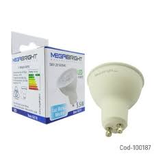 Ampolleta Led Gu-10 5.5w Luz Neutra Megabright