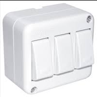 [69432-7] Interruptor Triple S/Puesto 9/32