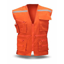 [80100000630506] Chaleco Geólogo Naranjo T/XXL
