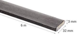 [32390] Pletina 38x3mm x 6m