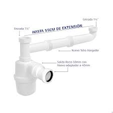 [344109] Sifon Lavaplatos Doble 1.1/2"