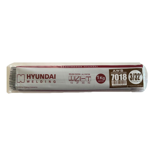 [37hyd70181k] Electrodo 7018 - 3/32 1kg Hyundai