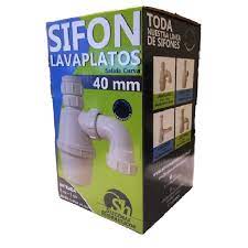 Sifon Lavaplatos Salida Curva 40mm