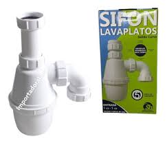Sifon Lavatorio Salida Recta 32mm