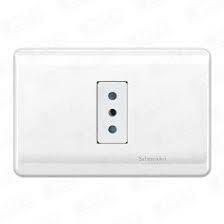 Enchufe Simple 2P+T 10A Blanco