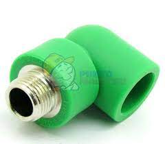 Codo He Rosca Metalico 25mm x 1/2" PP-R