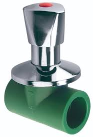 Llave de Paso Cromada 25mm PP-R