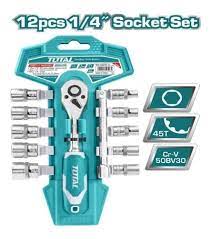 Juego de Dados 1/4" 12 Pzas Total
