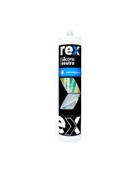 Silicona Neutra Transparente 300ml Rex