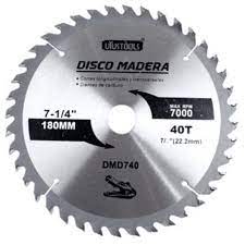 Disco Sierra Circular 7 1/4 40D Nexxo