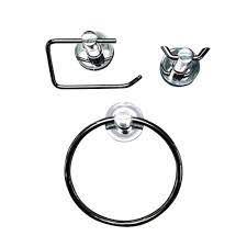 Kit Accesorios Baño 3 Piezas Cromada
