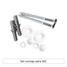 Set Anclaje WC A Piso Bolsa