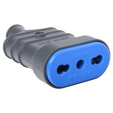 Enchufe Hembra Volante 2P+T 16A Gewiss Negro