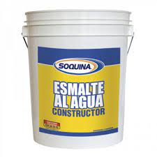 Esmalte Agua Constructor Blanco 4Gl