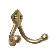 Colgador Gancho doble dorado 1Un