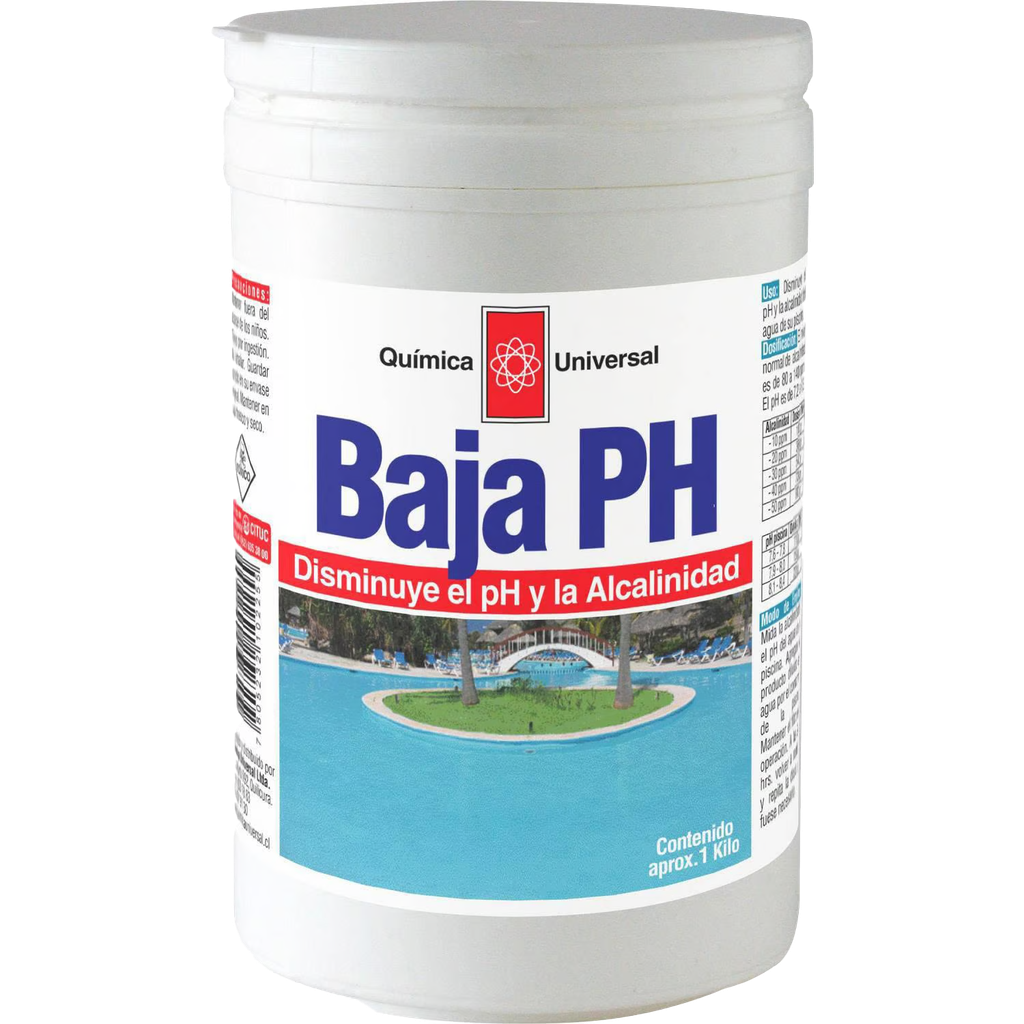 Baja PH Piscina Pote 1Kg