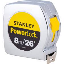 Huincha Medir Powerlock 8mt Stanley