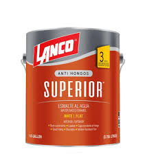 Esmalte Agua Mate Superior Blanco 1gl Lanco