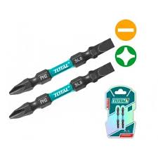 Set Puntas Destornillador Impacto PH2+SL6.65mm Total