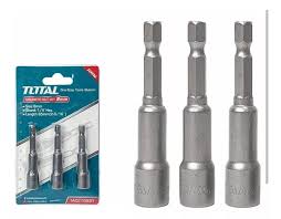 Set Adaptador Hex Magnetico 8mm 3pcs Total