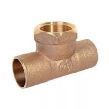 TEE SO - SO - HI 3/4" Bronce