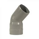 Codo Sanitario Gris 45°  50mm