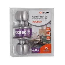 Cerradura Cilindrica Inox  101 Acceso Oister