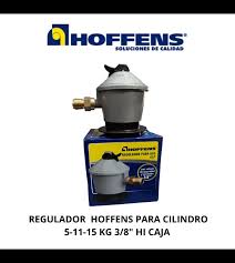 Regulador De Gas cilindro 5,11,y 15 Kgs Hoffens