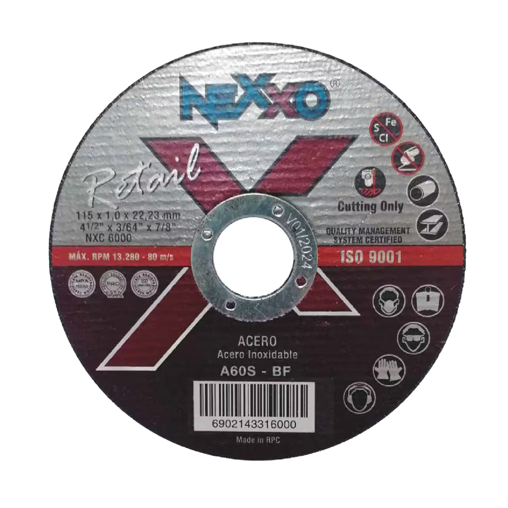Disco de Corte Fino (4-1/2") 1mm Nexxo