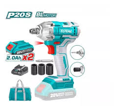 Llave De Impacto Doble Función 20V 2Bat + acc Total 
