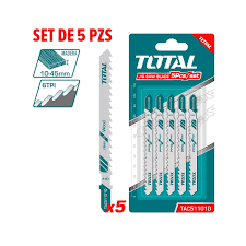 Set 5 hojas Tipo U Para Madera 74mm Total
