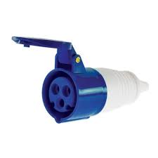 Enchufe Ind. Hembra volante IP44 32A-220v 2P+T Lexo
