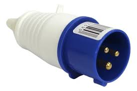 Enchufe Ind. Macho volante IP44 32A-220v 2P+T Lexo