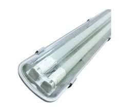 Equipo Estanco Led 2x18w 120cm Luz Fria c/tubos