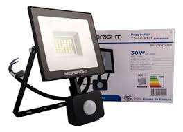 Foco Led 10w Luz Fria C/Sensor Megabright