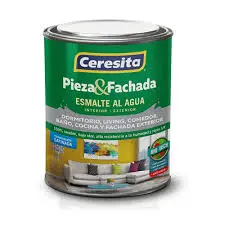 Esmalte Agua Pieza y Fachada Base Blanca 1/4gl Ceresita