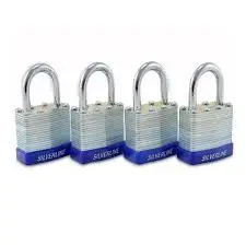 Set 4 Candados Laminados 50mm Wadfow