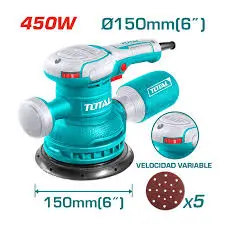 Lijadora Roto Orbital 6" 450w Total